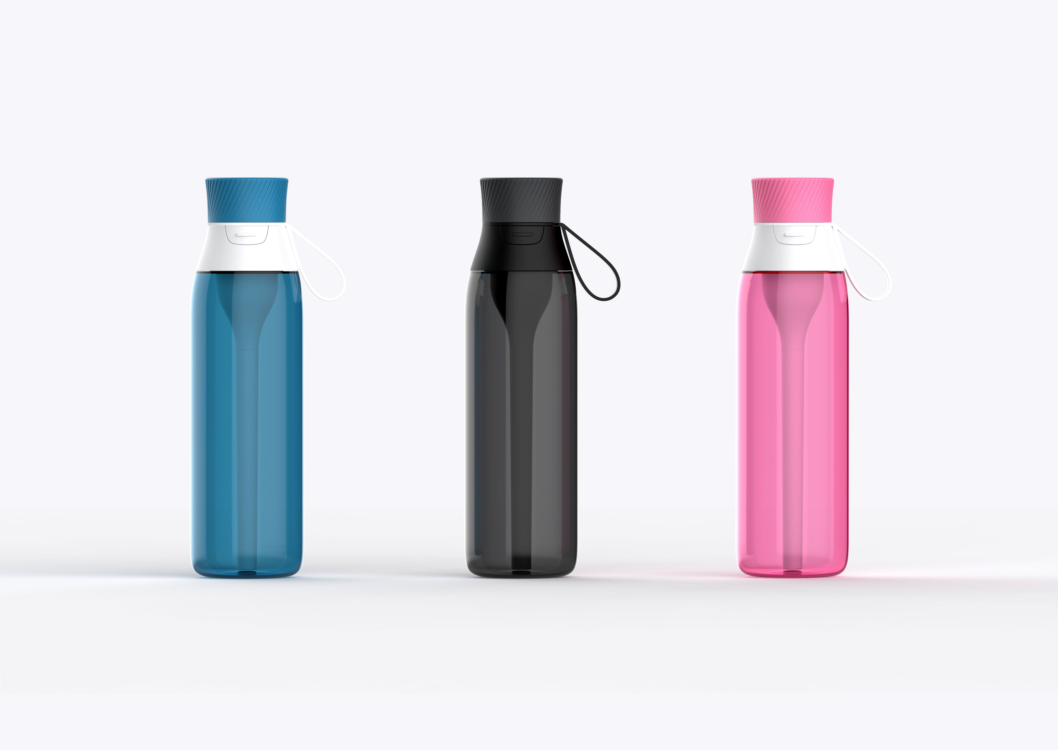 Water bottle industrial design